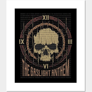 The Gaslight Anthem Vintage Skull Posters and Art